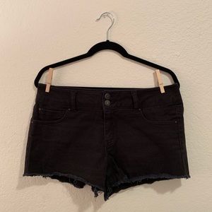 Black Size 10 Charlotte Russe High-Waisted Shorts
